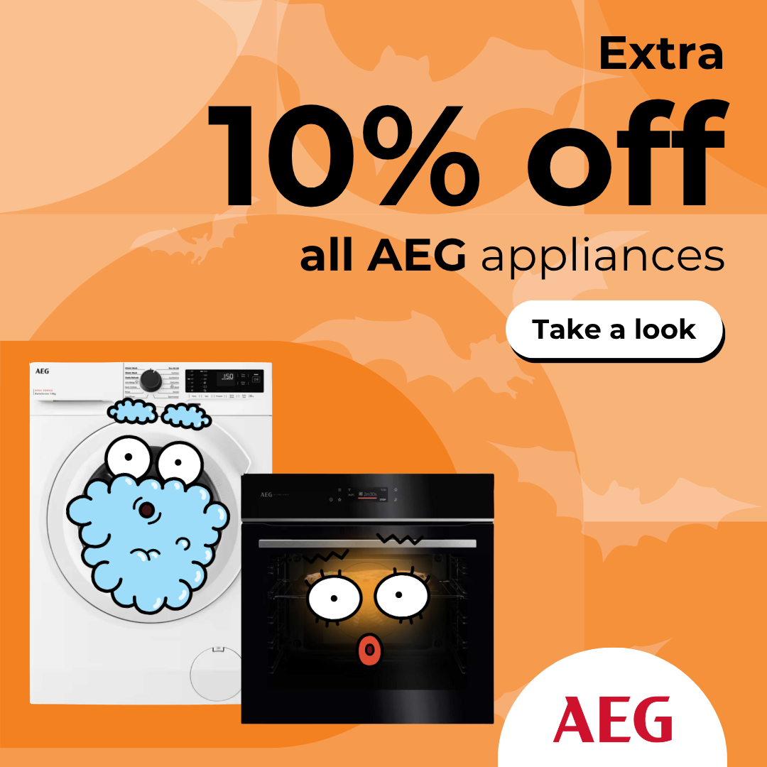 Extra 10% off all AEG appliances